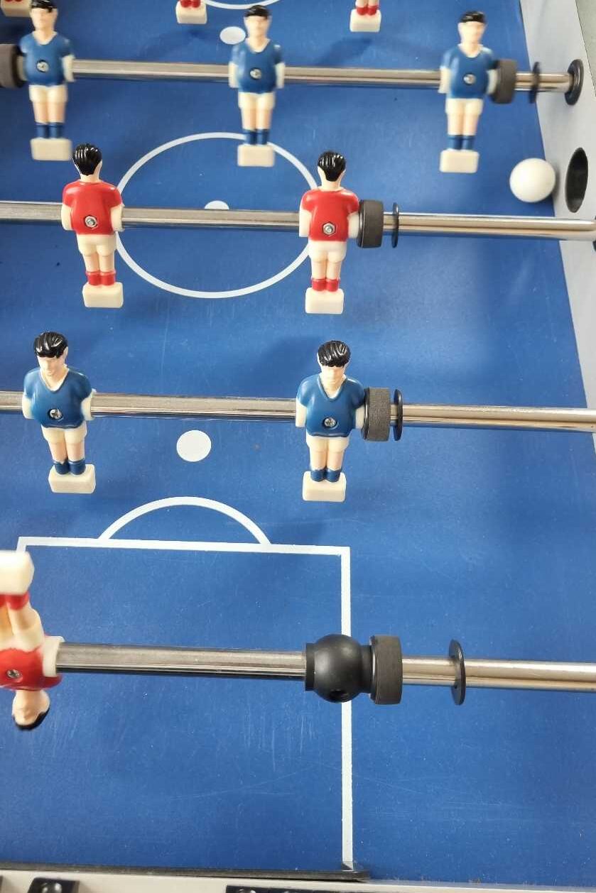 Ein Ausschnitt eines Tischkickers